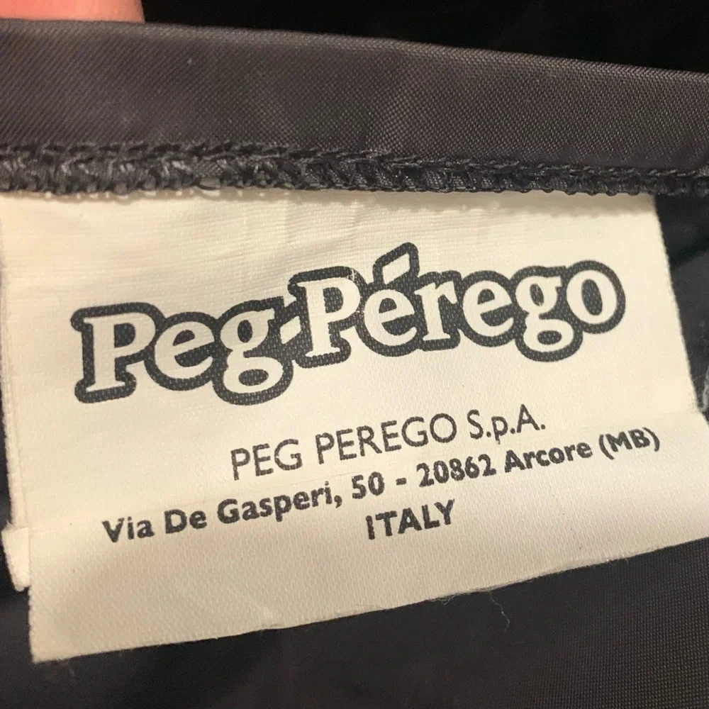 Peg Perego Borsa Soft - Diaper Bag Stone Black